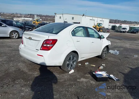 2017 Chevrolet Sonic Premier from USA, damaged, VIN 1G1JF5SB4H4135784